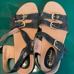Earthies blue sandals Verdon